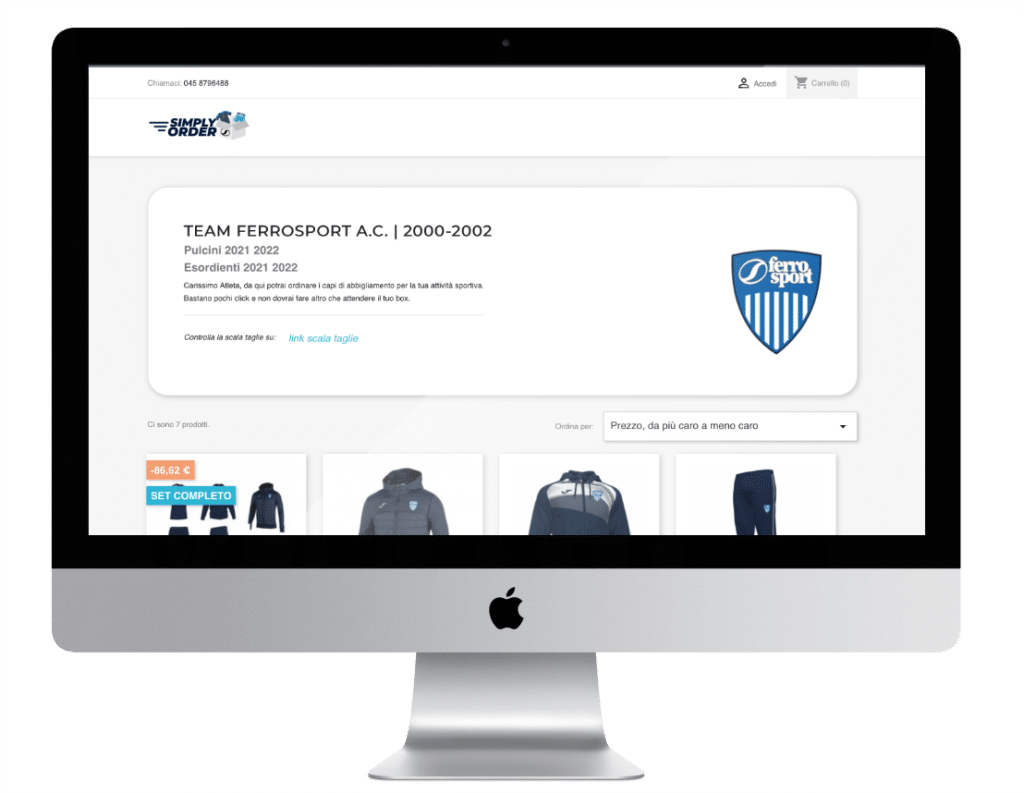 abbigliamento sportivo personalizzato